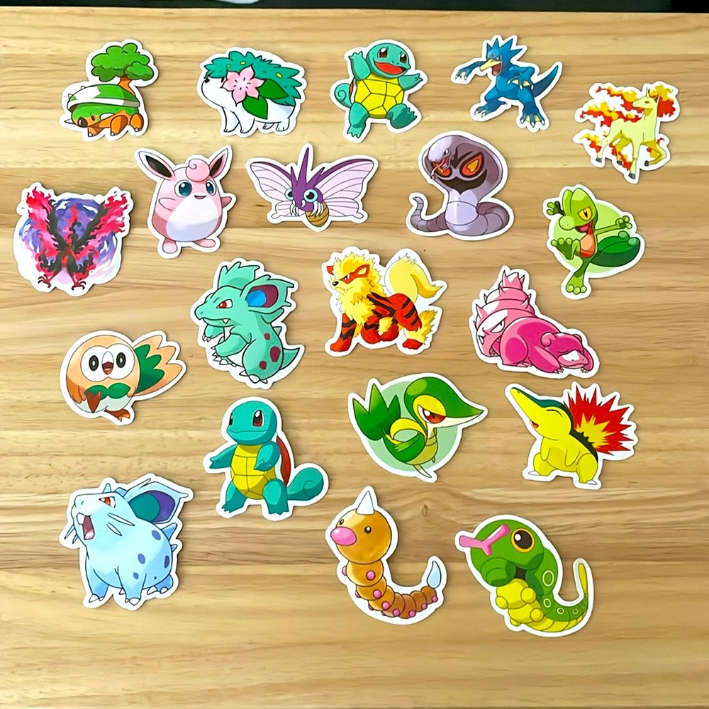 25 Random Pokémon Sticker Pack